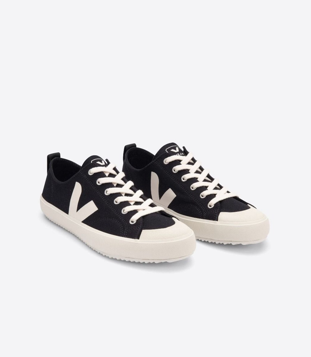 Veja Sneakers Womens - Nova Canvas - Black - 7405DAOTV